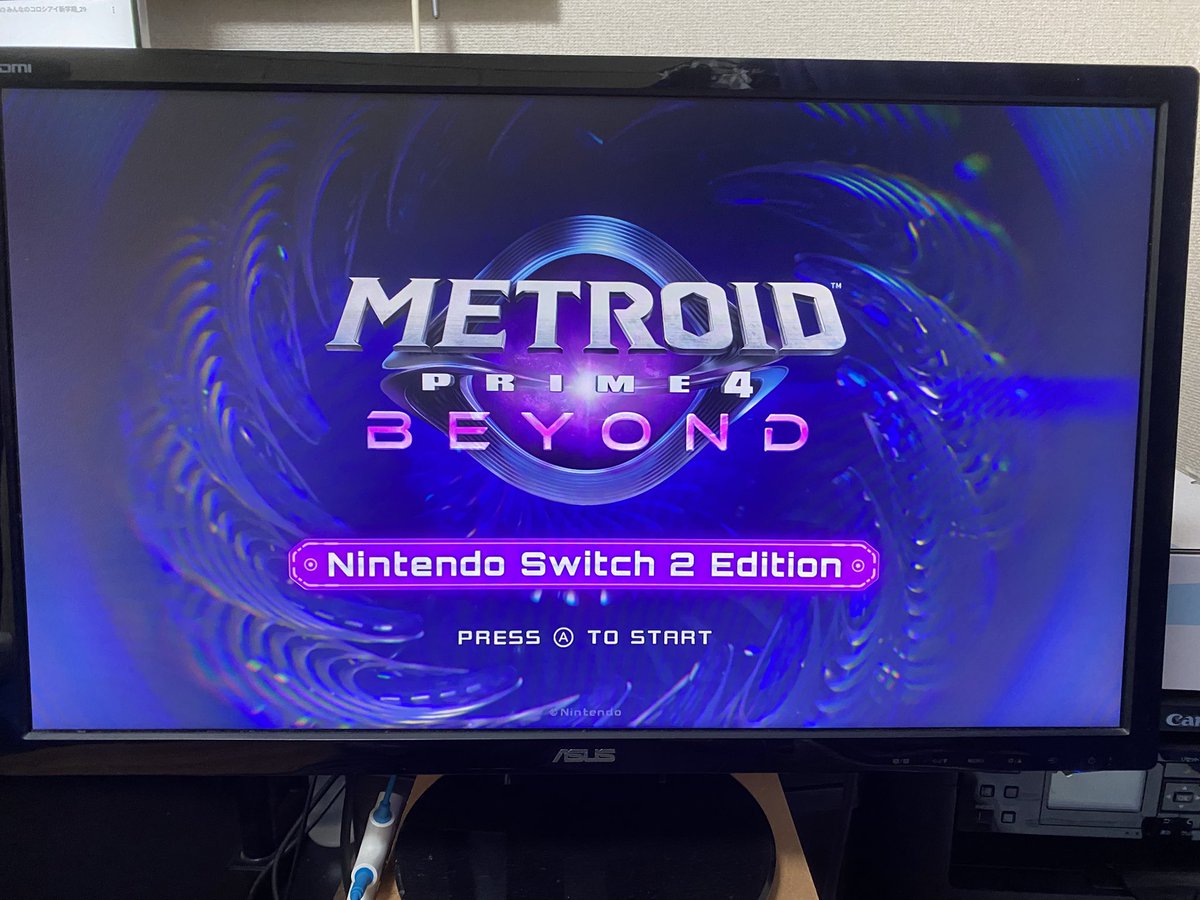 LaboMH's tweet photo. Switch2でようやく遊べる
最初のタイトルはメトロイドプライム4！ https://t.co/DLh21t6V9e