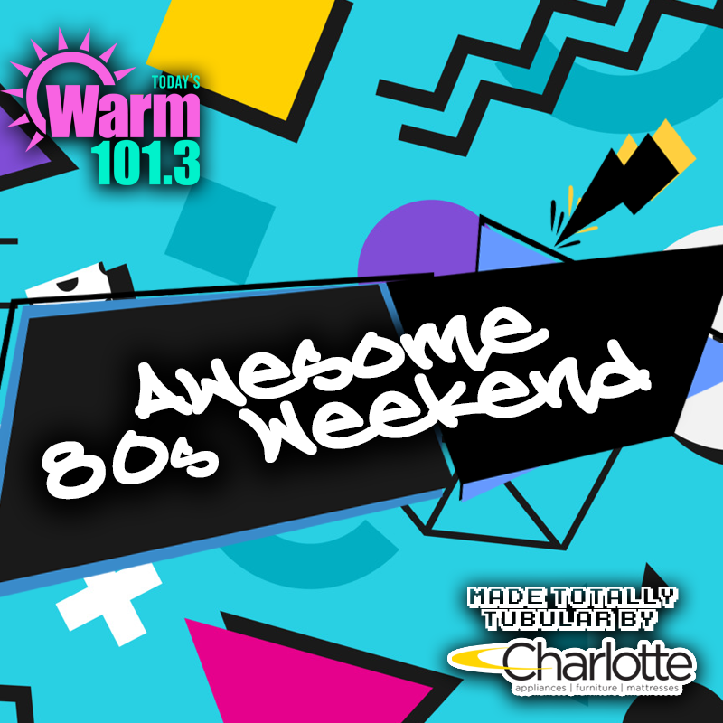 warm1013's tweet photo. Annnnnnd we're off!  It's another Awesome 80's Weekend here on Warm 101.3, powered by @CharAppliance 

Text the head Waiter Pat Rivers now at 585-222-1013 with your totally tubular 80's Requests!

#Awesome80s #80s #CharlotteAppliance https://t.co/WjHcpeaWVE