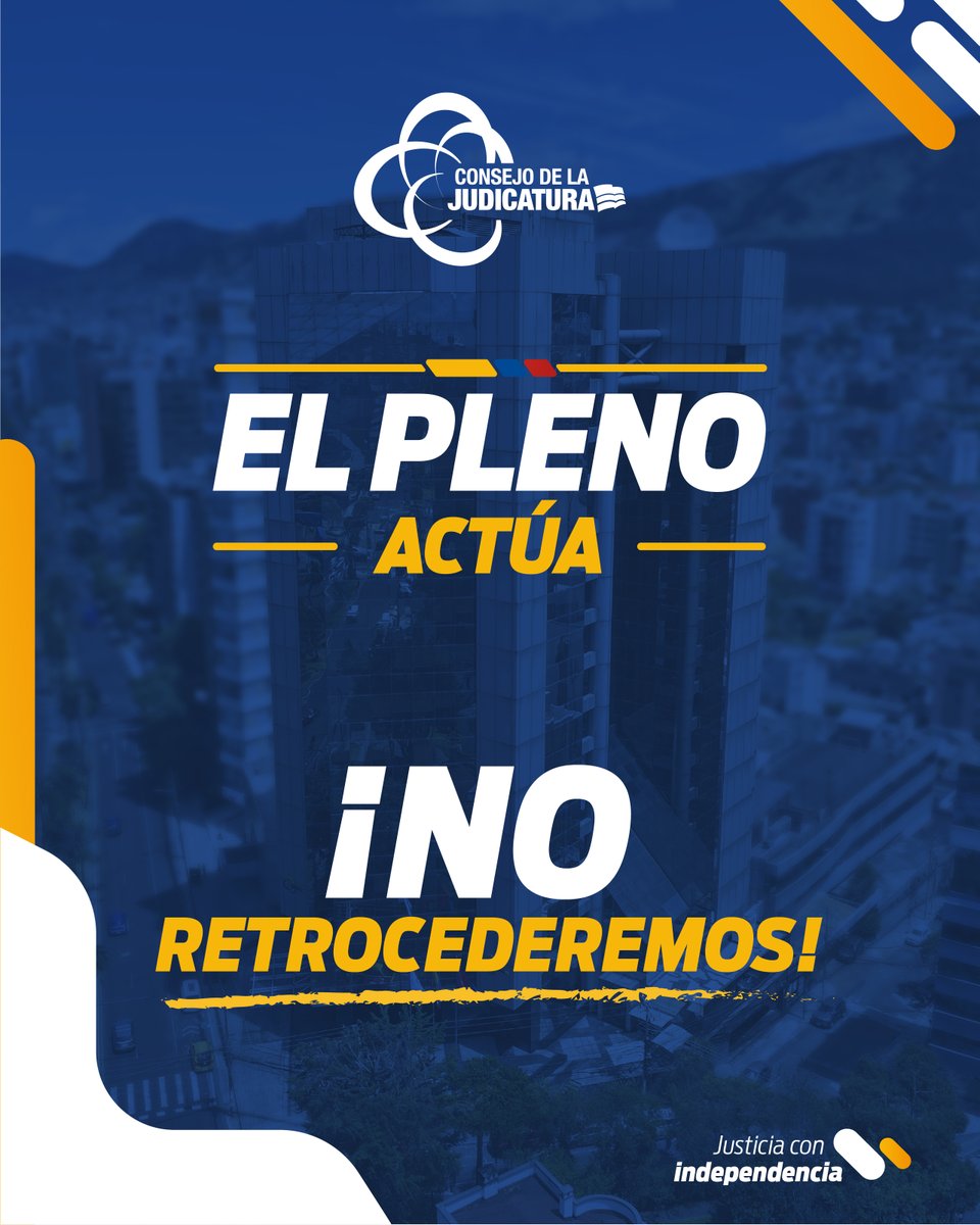 Consejo de la Judicatura tweet media