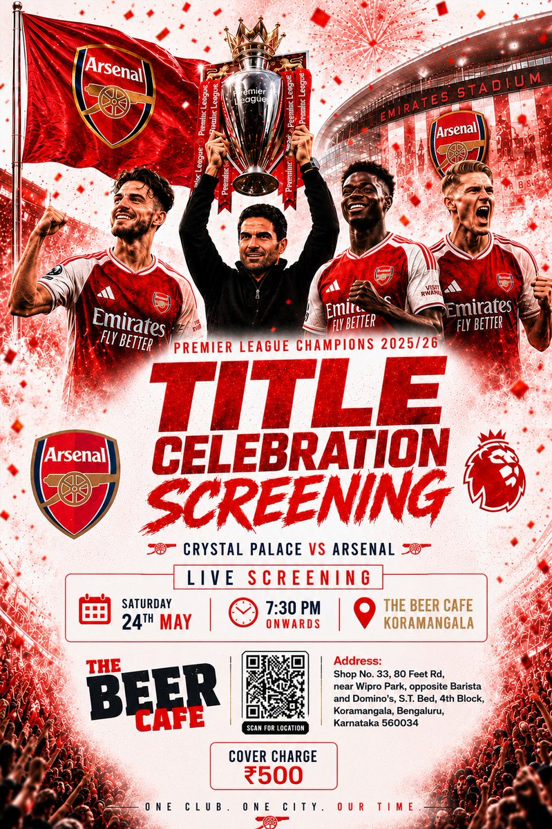 Arsenal Bangalore tweet media