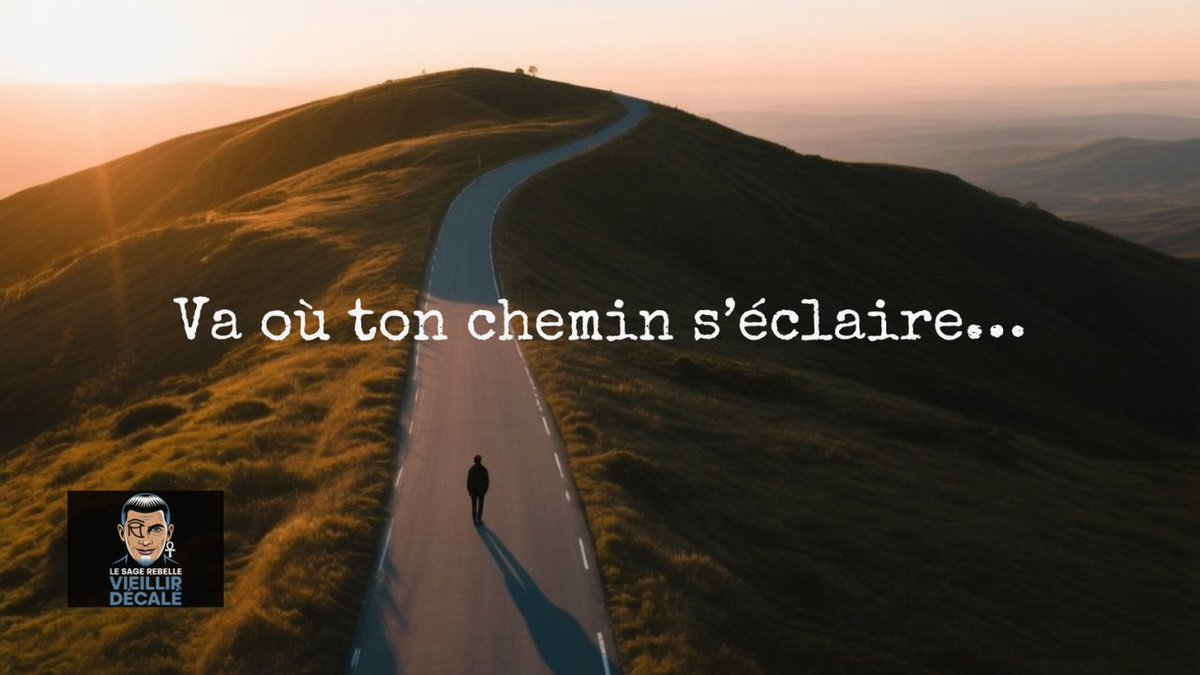 sage_rebelle's tweet photo. Collectionner les départs, c’est ne jamais arriver.

Changer de route sans cesse, c’est passer à côté de l’essentiel.
C’est en restant qu’on découvre la vraie saveur d’un chemin abouti.

Épisode 37 👉 https://t.co/i2jGhVadDd

#SageRebelle #Chemin #Constance #Essentiel https://t.co/zHHx5dw4tc
