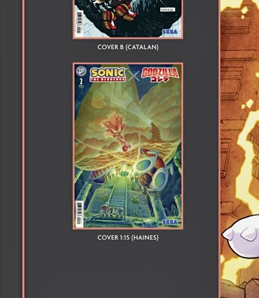 Nick Marino is writing Sonic x Godzilla (and more) tweet media