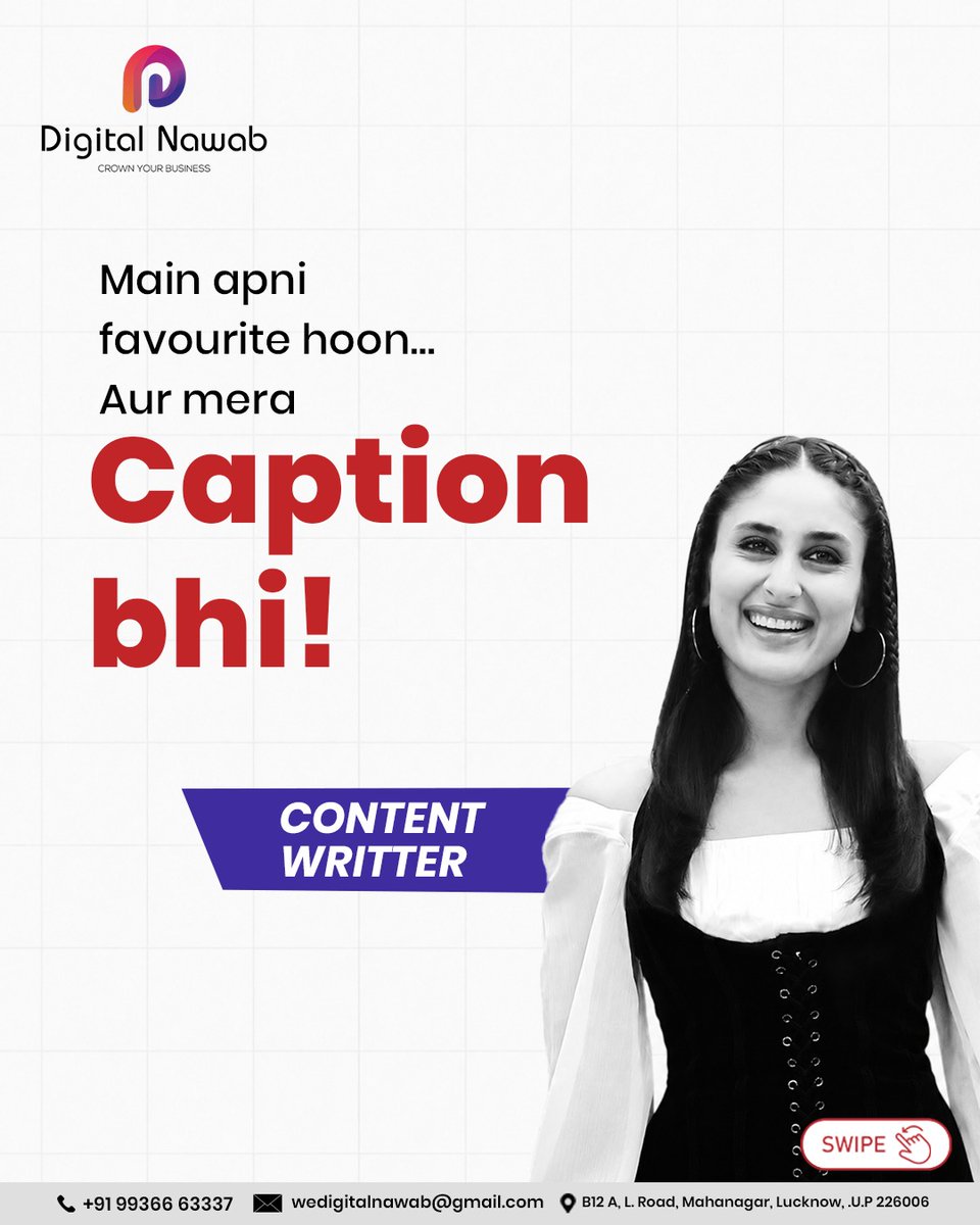 DigitalNawab's tweet photo. POV: Every digital marketer fighting deadlines, algorithms &amp; ad budgets daily 😂📈
Tag your marketer squad 👀📈
📩 DM us “GROWTH” or connect now
📍 B12 A, L Road Mahanagar, Lucknow, U.P. 226006
📞 9936663337
📧 [wedigitalnawab@gmail.com]

#DigitalMarketing #wearedigitalnawab https://t.co/cZztNP4hjz