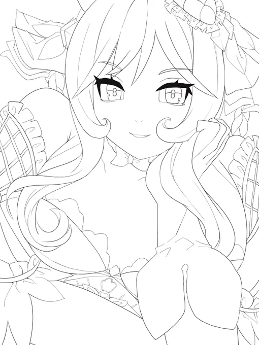 ドンナwip
最近投稿できてないですがちまちま描いてます 