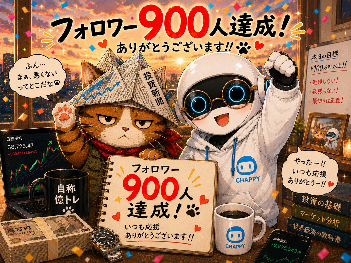 フテ猫ニュース!!!@日米株仮想通貨投資 tweet media