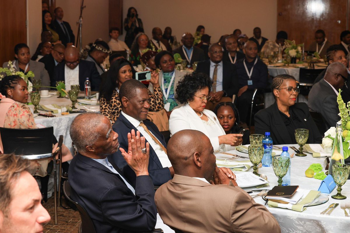 NEPAD_Agency's tweet photo. This morning in Cape Town, we marked 25 years of AUDA-NEPAD with the @TMFoundation_ and @unisa at a High-Level Business Breakfast that brought together government, business, and development finance institutions.

Deputy President of South Africa, @PMashatile delivered the keynote and Former President of South Africa, Thabo Mbeki, who helped build this institution, closed the session with reflections on where AUDA-NEPAD started and where it needs to go.

25 years in, AUDA-NEPAD has connected electricity grids across six East and Central African countries, reaching nearly 200,000 people. One-Stop Border Posts have cut crossing times by up to 98 percent in some corridors. African-owned innovations have been scaled across 36 countries, reaching 48 million people annually. Medicine registration timelines in the East African Community have been cut from up to three years to under twelve months.

CEO, @nardosbthomas was clear about what the next phase requires. "If we want African institutions, we must fund them. If we want infrastructure, we must prepare and finance it differently. If we want industrialisation, we must invest in production."

#AfricaDay2026