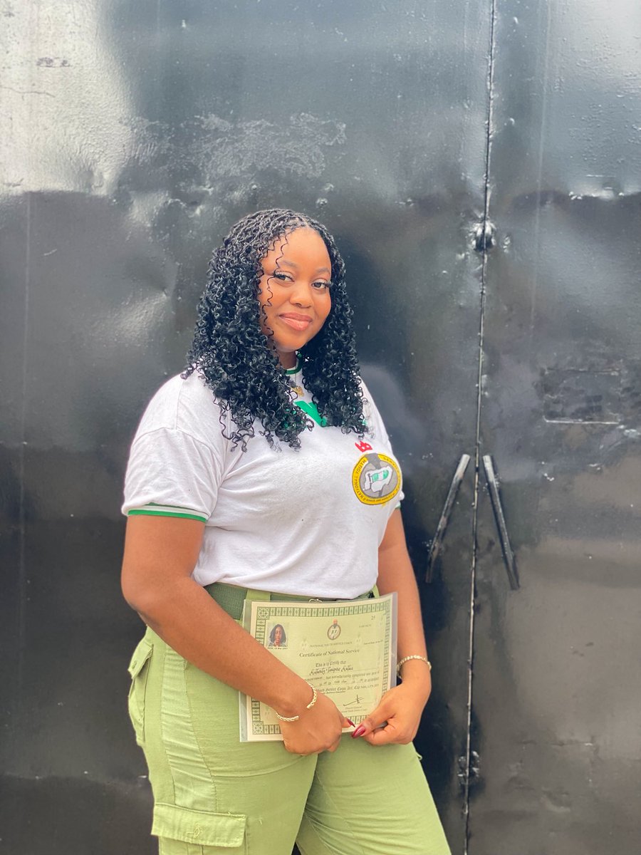 AnthiaTimipere's tweet photo. Grateful 🤍🤍🤍

Thank you Jesus
Thank you NYSC https://t.co/ZZH1Rb1CmM