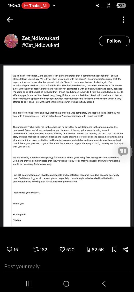 GraceMo52276548's tweet photo. @MaDhlomo_ The victim said so
Read the first paragraph towards the end https://t.co/BoaHxxfYTj