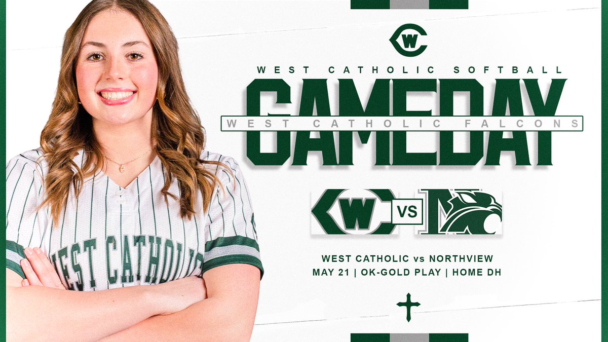 GRWCSOFTBALL's tweet photo. Gameday! 

West Catholic vs Northview    
OK-Gold Play
Double-Header 
Varsity Game 1: 4:15pm
at WC 

#TogetherWeWin | #GRWCSoftball https://t.co/0i82GocnsQ