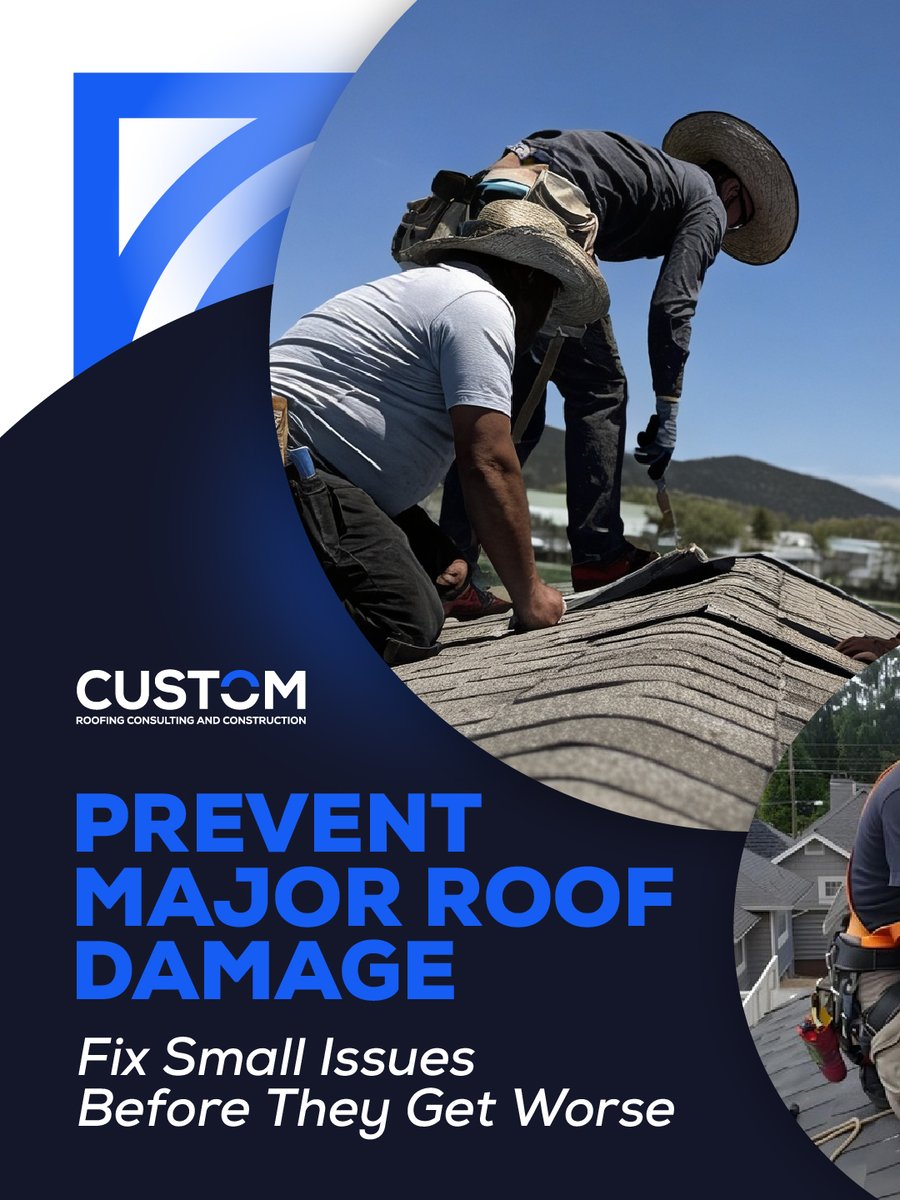 teamcustom_us's tweet photo. Small Repairs Today Can Prevent Bigger Problems Tomorrow π§π‘
Minor roofing issues can quickly worsen during strong winds and heavy rain.Β
Schedule your complimentary inspection today: https://t.co/zVQ1HPC5lvΒ
#CustomConstruction #FortWorth #DFW https://t.co/2QLewRqNgT