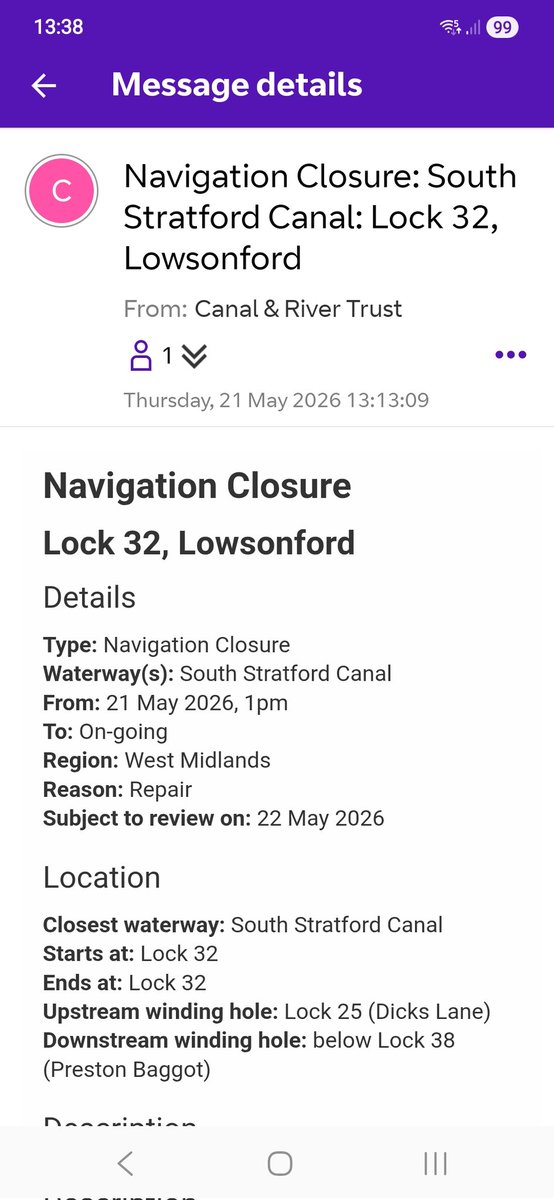 Making_New_Mems's tweet photo. @AngloWelsh You might want to contact the party on one of your boats currently moored on the spillway opposite the Fleur de Lys that they might not make it back to your Wooton Wawen base in time. 

Word has it the lock will be closed for at least a week. https://t.co/8892OUIGSc