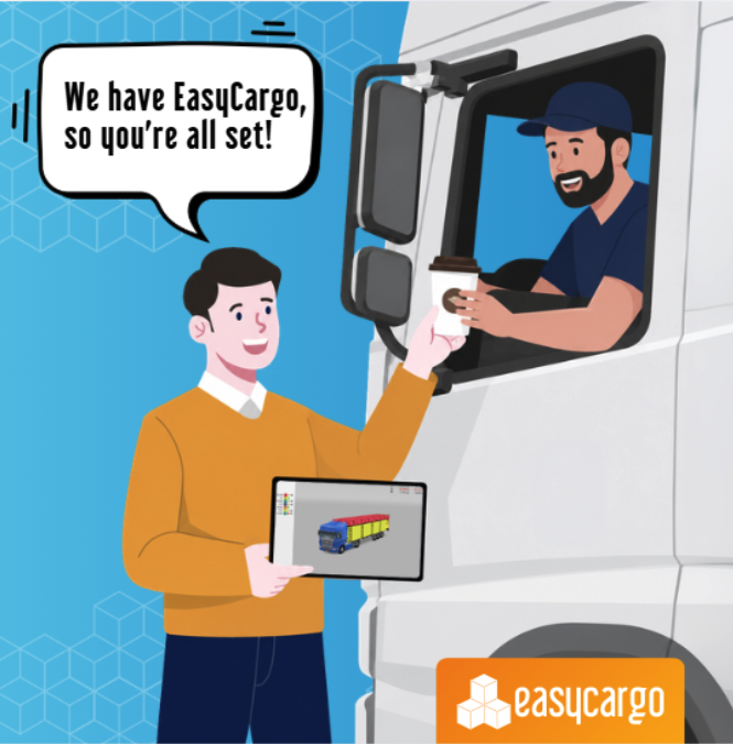 easycargo3d's tweet photo. 8:00 AM: Driver arrives. 
Midnight: You’re still fighting with Excel to see if it fits. 😫
Then the customer drops "just two more pallets" 15 minutes before departure. Sound familiar?
Stop the chaos. With EasyCargo: 
✅ Recalculate in seconds
✅ Send the updated plan to the driver’s tablet instantly
✅ Sleep better at night 🤭
How long does last-minute replanning take you? 

#LogisticsLife #SupplyChain #EasyCargo #FreightPlanning #WarehouseSolutions