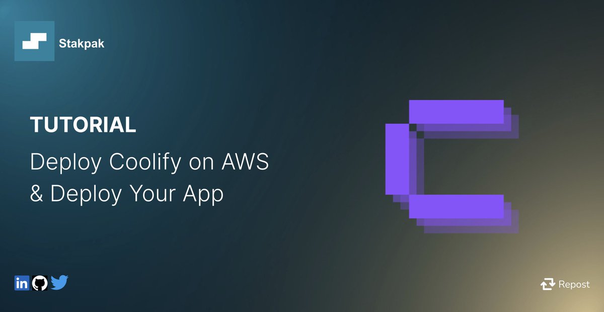 stakpak_dev's tweet photo. Deploying your app to AWS usually turns into:

EC2 setup, Reverse proxies, SSL, Docker issues, Networking

Then hoping nothing breaks in production.

We made a tutorial showing how to use Stakpak to deploy Coolify on AWS and ship your app end to end.

🔗https://t.co/qhrh5Ukfic https://t.co/ZDTWRxtz2S