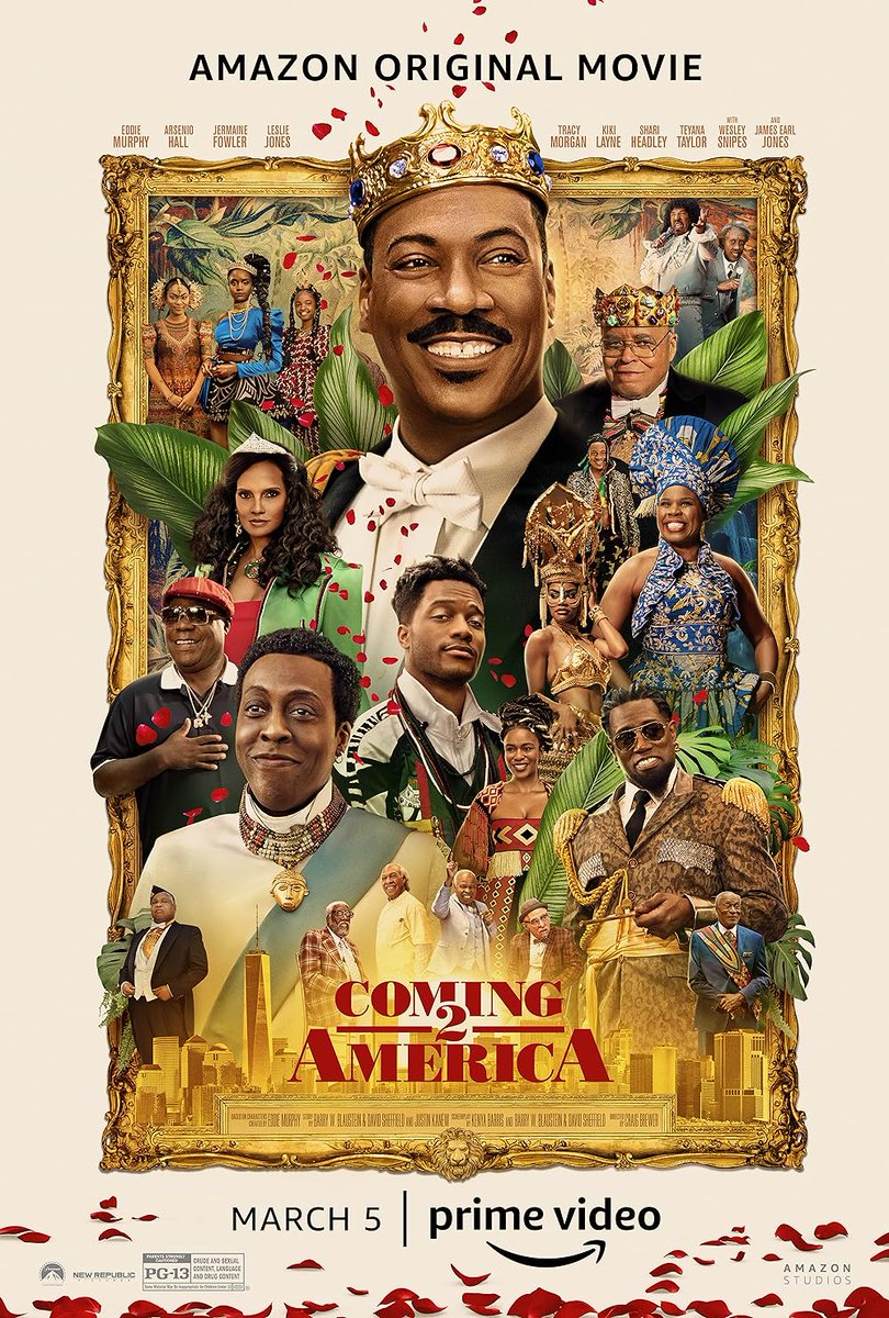 TallyMichelle4's tweet photo. #Coming2America (2021)
African monarch Akeem learns that he has a long-lost son in the United States and must return to America to meet this unexpected heir and build a relationship with his son.
#ComedyMovies #FilmX https://t.co/3JbWFm8nSf