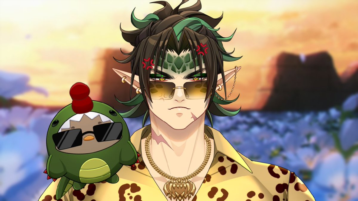 CROC 🐊⛓ DINOSAUR VTUBER tweet media