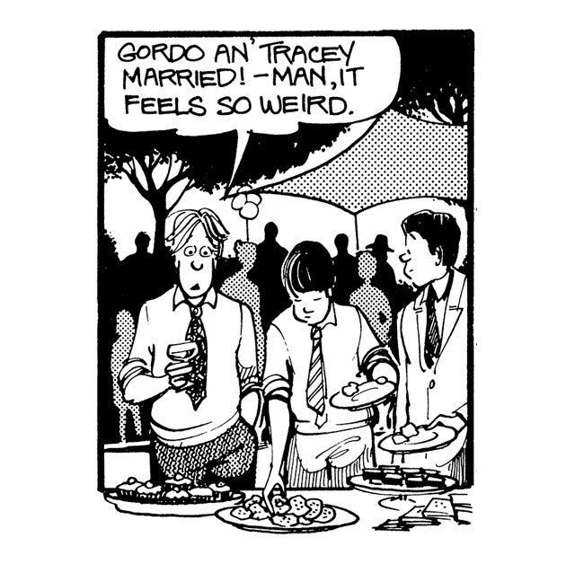 fborfw's tweet photo. It's wedding season! Can you understand why Mike and Brian are a little weirded out? 

#funnycomic #lynnjohnston #cartoonist #momlife #comicstrip #fborfw #gettingmarried https://t.co/4iBAzVHGdr