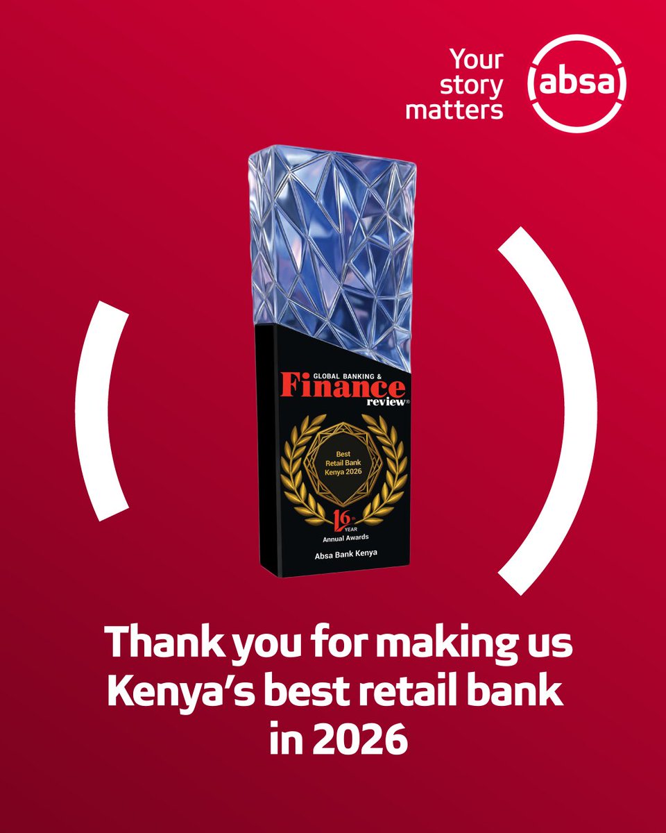AbsaKenya's tweet photo. Why carry a wallet when you can tap to pay?
Link your #AbsaSignatureCreditCard to your Android phone or Garmin watch via the Absa App & pay fast, safe & easy with #AbsaPay.
Apply today: https://t.co/0W7PDePp78
#AbsaCardisKing #SayYeswithAbsa #YourStoryMatters #BestRetailBank2026 https://t.co/xkLTOFXBMC