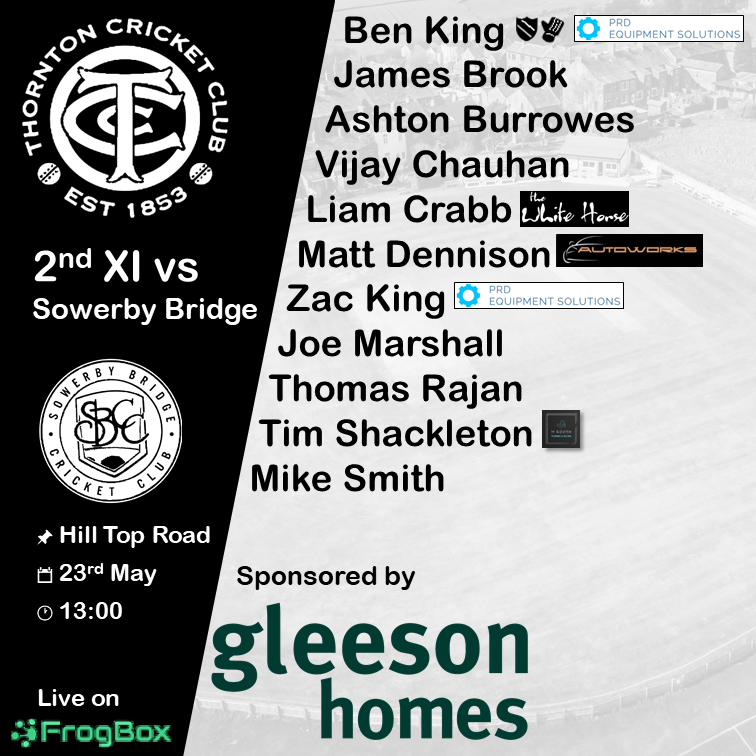 Thornton CC tweet media