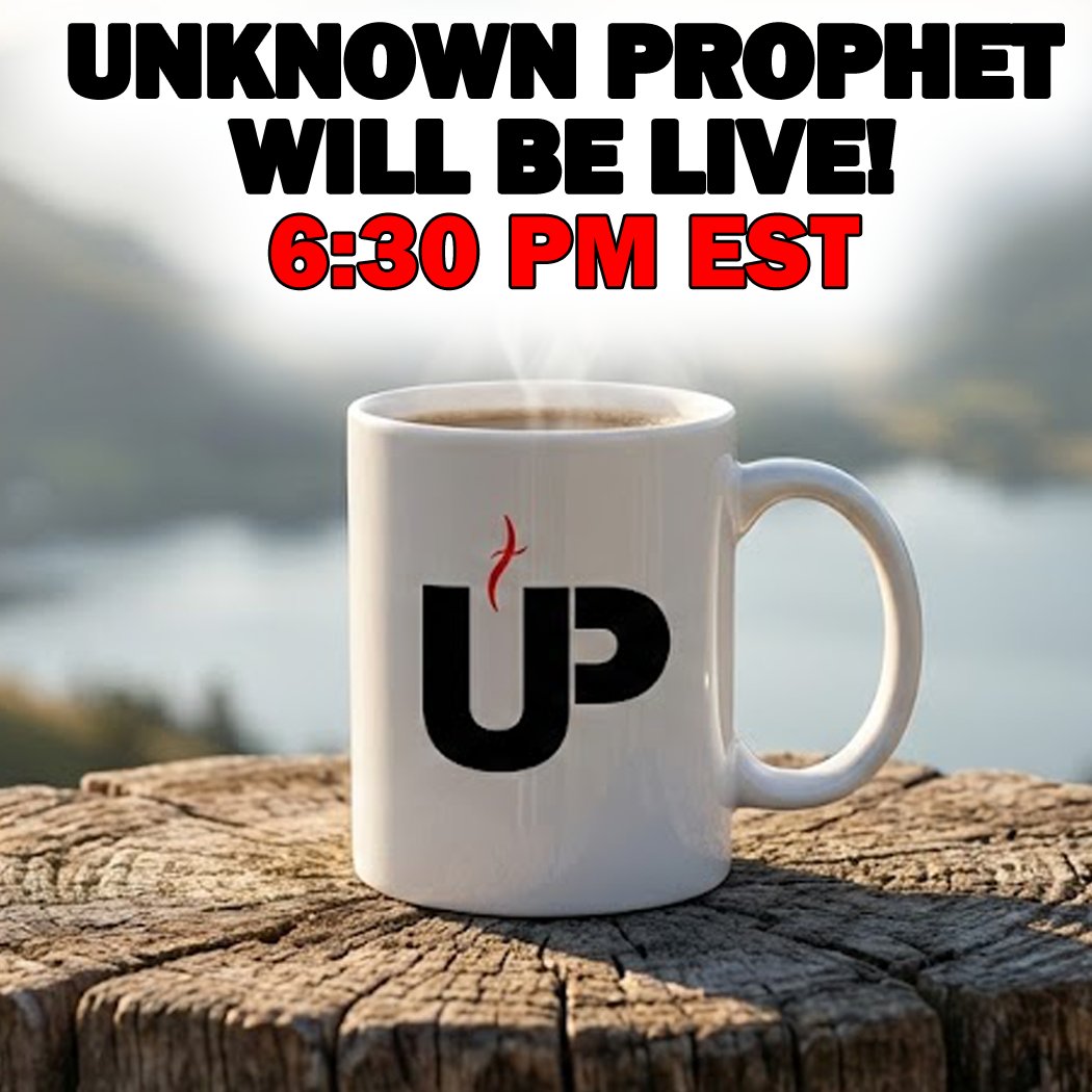 UnProphet77's tweet photo. Tonight we will be continuing Teaching on the Book of John!
🗓️May 21, 2026 @ 6:30 PM EST
Follow the Link below and Click "Notify Me" to ensure you get a notification when we go live: 👇 https://t.co/ES8hGhILwx https://t.co/NLX3JI74iB