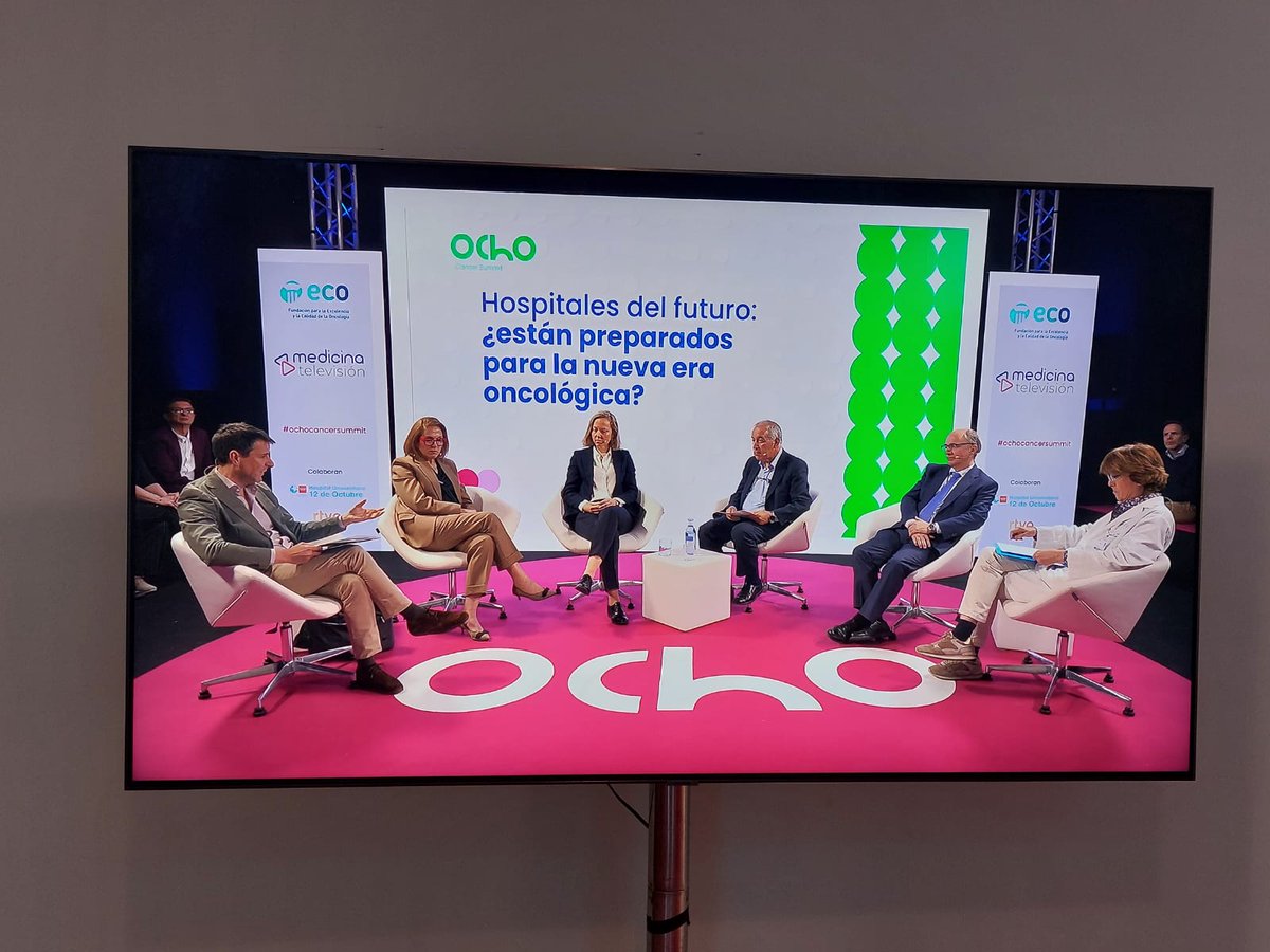 H12Octubre's tweet photo. 🏥 Destacada participación del #Hospital12deOctubre en #ochocancersummit, organizado en el '12' por @Medicina_TV y @FundacionECO. 

♋ Innovación, atención individualizada, nuevas líneas de tratamiento y referencia en ensayos clínicos, entre otros valores del #H12O. 

#somosdel12 https://t.co/rVhutyAjvB