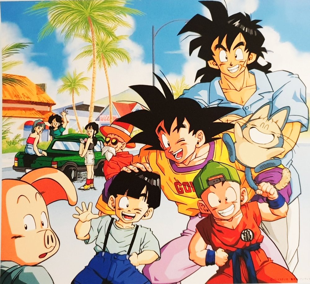 DBZカレンダーより☆ ○左→ラフスケッチ ○右→商品化されたもの