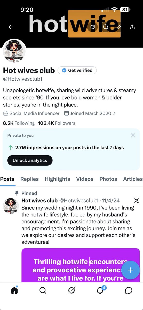 Hot wives club tweet media