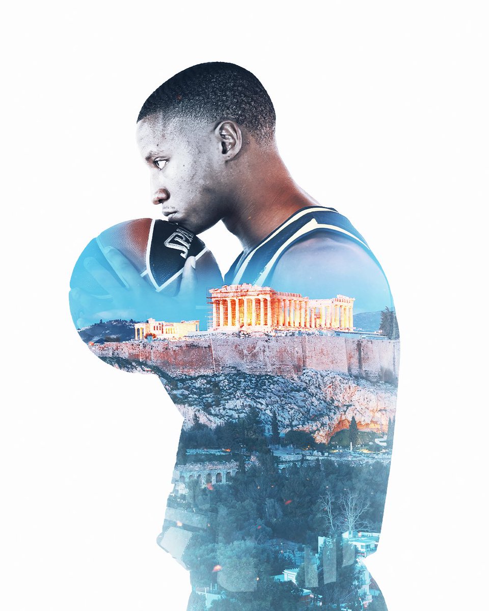 FBBasketbol's tweet photo. Shadows over Athens 🏛️ 
Eyes on the game 👀

#YellowLegacy #EuroLeague https://t.co/fcT0wI71am
