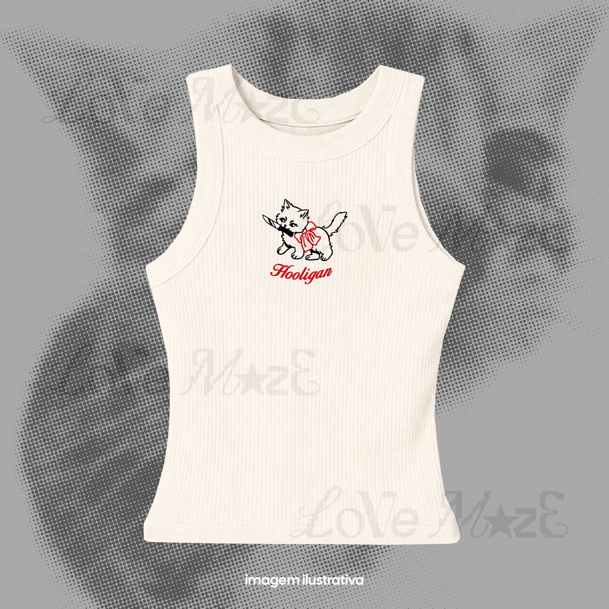 lovemazeart's tweet photo. recebemos o teste de bordado da regata hooligato 🐈‍⬛ tá tão lindooo! https://t.co/hsopz0JwLX