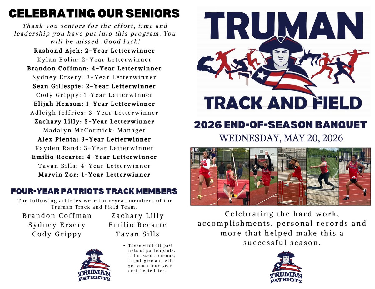 Truman HS Track & Field tweet media