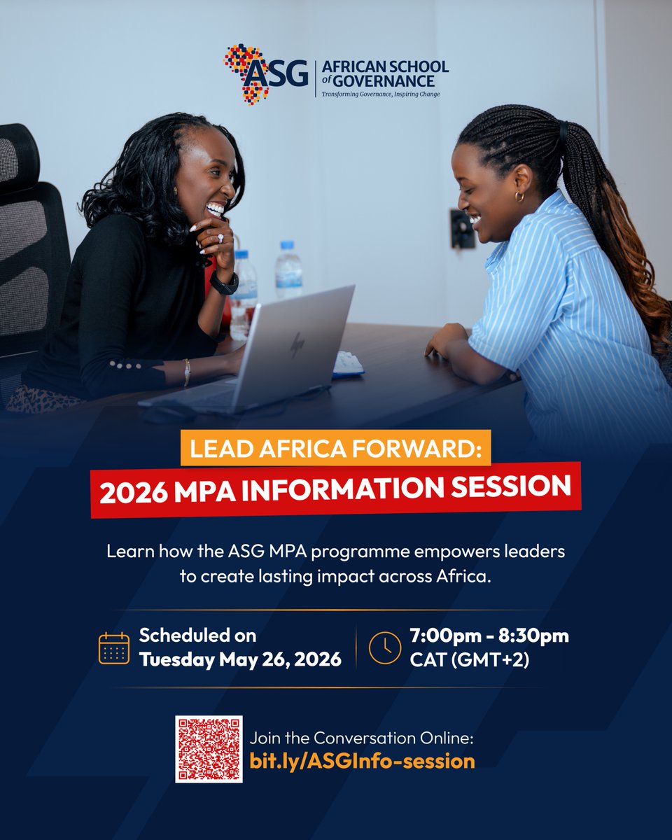 African School of Governance (ASG) tweet media
