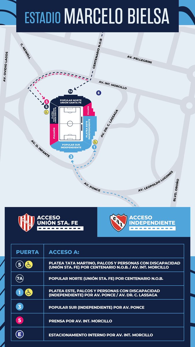 Copa_Argentina's tweet photo. 🏟️ Ingresos al Coloso Marcelo Bielsa (@Newells)

@clubaunion 🆚 @Independiente 

🗓️ Viernes 22/5

⌚ Apertura del estadio: 18 hs.

▶️ Comienzo del partido: 20 hs.

✅ 16avos de Final 

#CopaArgentinaAXIONenergy 🏆🇦🇷

#NuestraCopa 🙌 https://t.co/yHuBIiCvYw