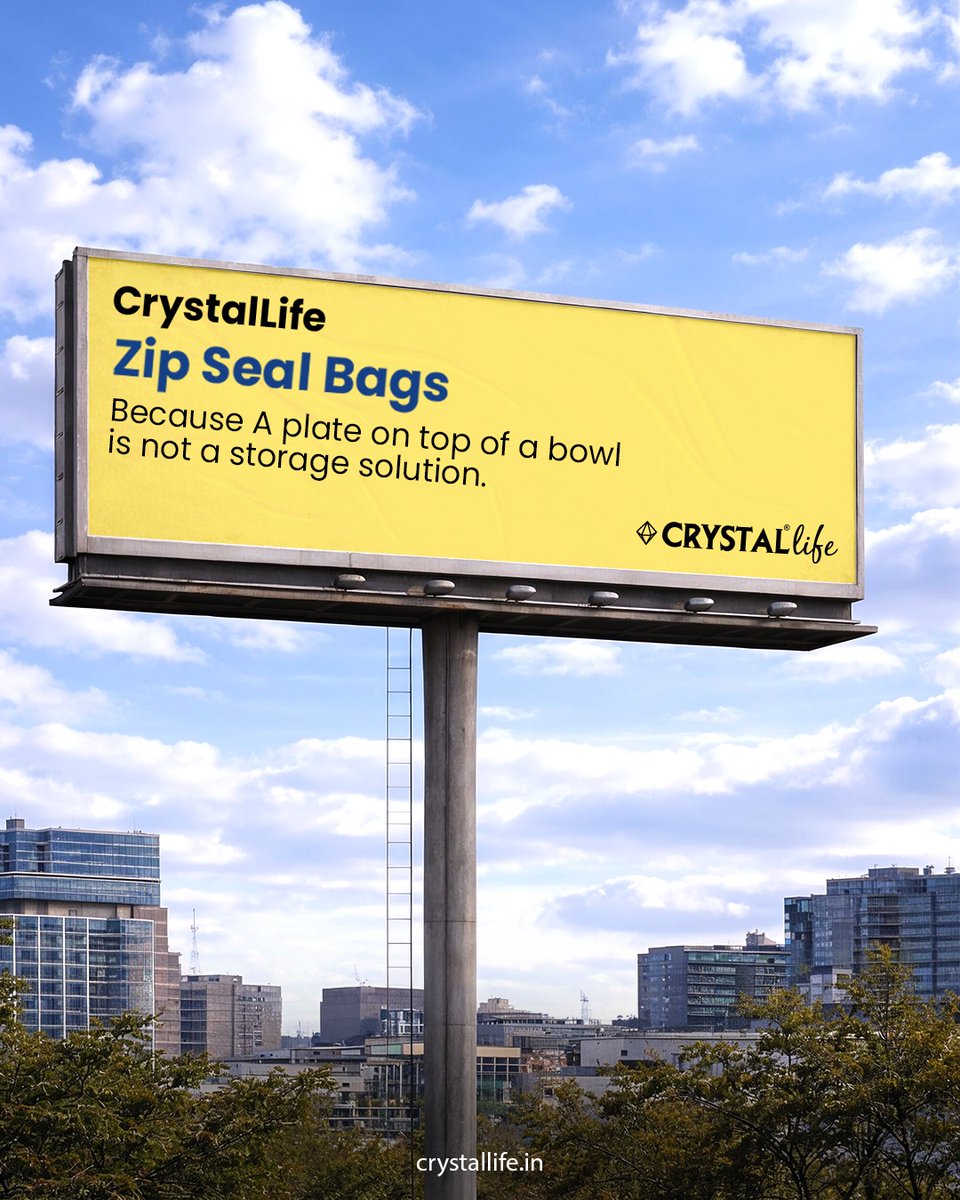 CrystalLife_in's tweet photo. A plate over leftovers isn’t “airtight.”
It’s just confidence. 😭

Upgrade your fridge game with Crystal Life Zip Seal Bags.
Fresh food. No leaks. No weird fridge smells.

#CrystalLife #ZipSealBags #KitchenEssentials
#FoodStorage #FridgeOrganization #IndianHomes https://t.co/Zlxbsk18JC