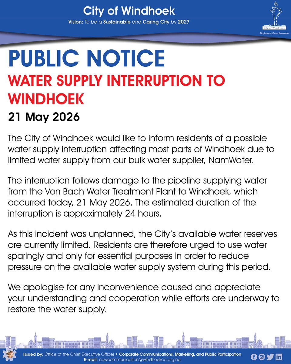 City of Windhoek tweet media