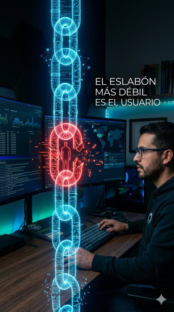 ECRA's tweet photo. El eslabón más débil siempre es el usuario, no el servidor.
Si te ha parecido útil para proteger tus repositorios:
Sígueme para más hilos de ciberseguridad y dev: @ECRA
Dale ❤️ y 🔁 al primer post para ayudar a otros devs. https://t.co/mMtMipdBHy