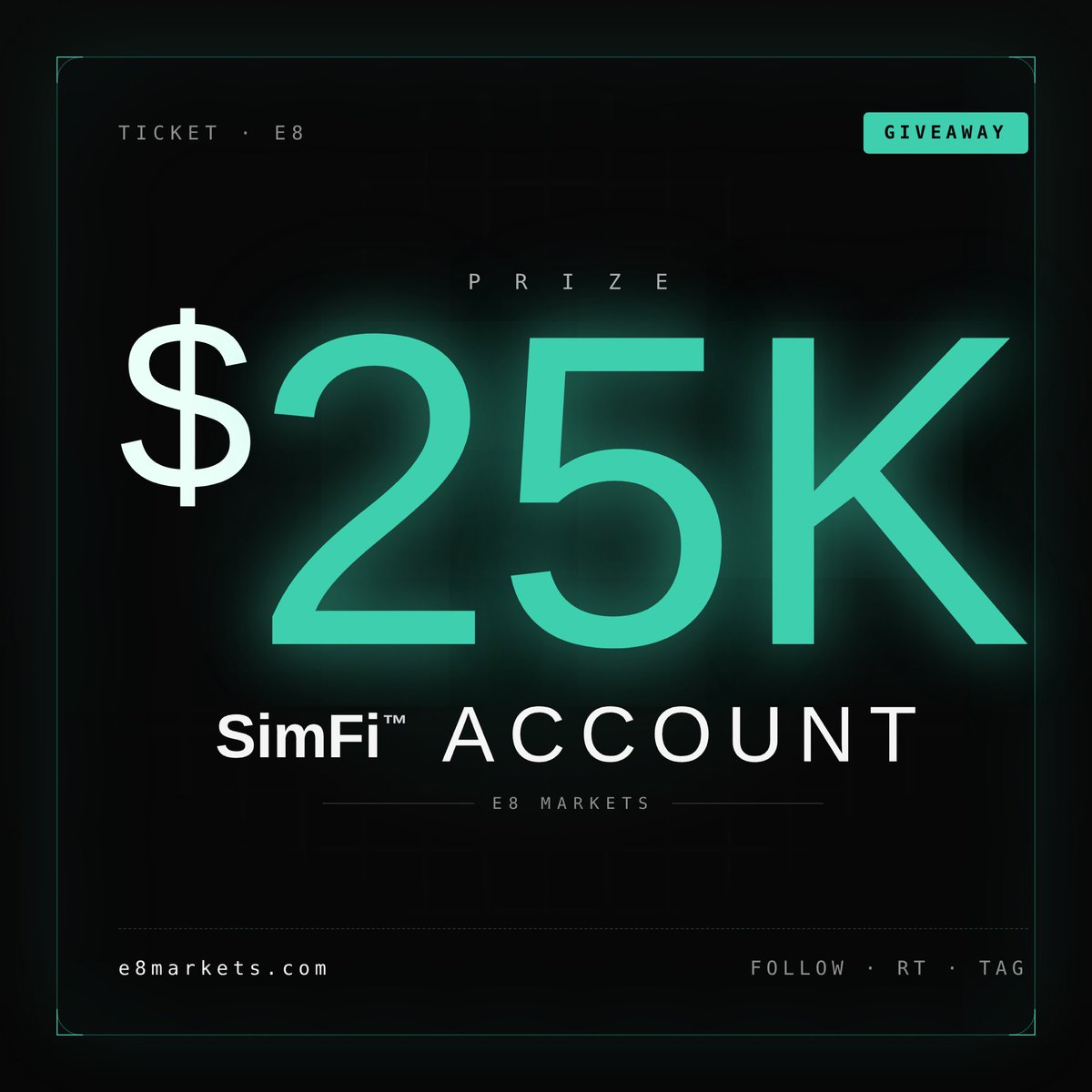 E8Angel's tweet photo. On a mission to hit 1,000 followers.

And  when I get there I’m giving away $25K SimFi™️ accounts. 🎁

The ROI on these right now is insane!! The payouts are real. 

Anyone not paying attention to this 25ks in 2026 is leaving money on the table.

So let’s make this simple:

✅ Follow me here 
✅ Comment “25K” below
✅ Tag everyone you know and Repost 

You help me hit 1,000. I get you an account!

Let’s go👇🔥