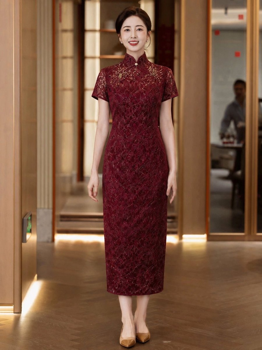ElegantMomGowns's tweet photo. Two stunning cheongsam options for the mother of the bride:
Red brocade vs. Wine lace.
Bold or subtle — which one speaks to you? 👇
#MotherOfTheBrideDress #ChineseWedding #ElegantCheongsam https://t.co/dt6zx2ezEa