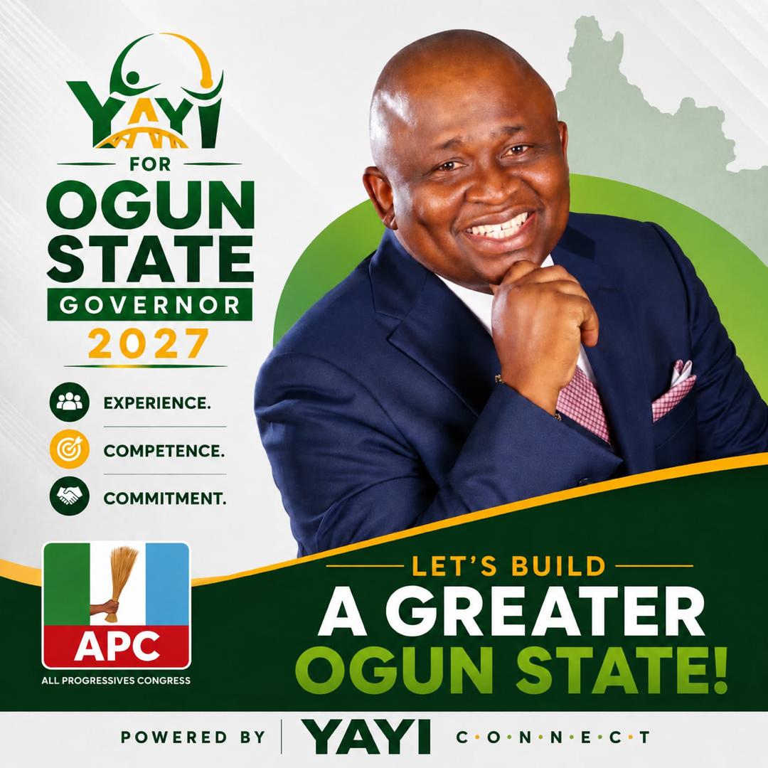 YayiConnect's tweet photo. Journey to a Greater Ogun State begins today!

Join the Yayi Connect Movement - https://t.co/7pEU28fxRt https://t.co/KZrfAbkDky