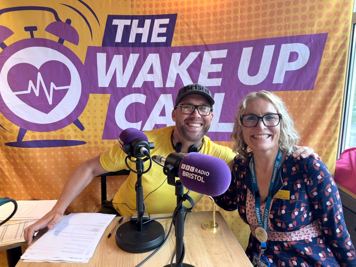 BNSSG_ICB's tweet photo. This morning, Yate pharmacist Adele joined Joe Sims on @BBCBristol’s The Wake Up Call to talk about heart health ❤️🫀

If you’re over 40, you can get a free blood pressure check at most pharmacies. Find a pharmacy near you: https://t.co/sLIa9auypd https://t.co/FuDvTvqV87