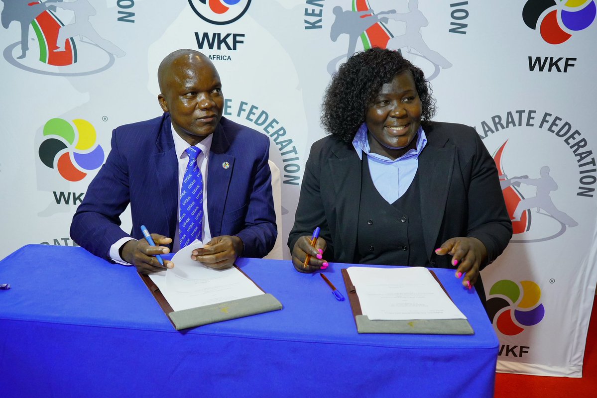 SportsSML's tweet photo. Salient Sports goes martial!
Salient Sports Management and Kenya Karate Federation have penned a marketing partnership ahead of the upcoming UFAK Region East Karate Championships slated for Nyayo Indoor Arena from 28th to 31st May 2025.

#MakeYourselfMore |#karate https://t.co/Na3Pz7aQFh