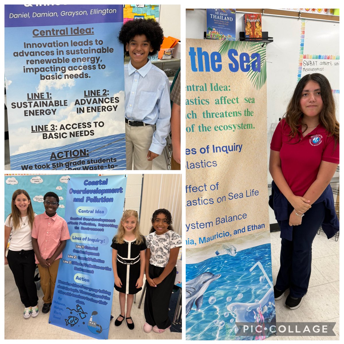 WalkerMiddleIB's tweet photo. Spent the morning learning from a few of our incoming Walker Wolves during their Exhibition! Thank you @MacfarlanePkIB for the invite. 🐺💚 @HillsboroughSch @iborganization https://t.co/XG9V9jAi7x