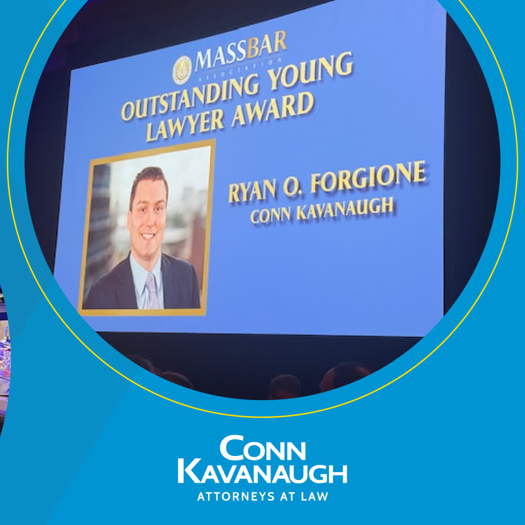 ConnKavanaugh's tweet photo. We are incredibly proud to celebrate Conn Kavanaugh litigation attorney Ryan Forgione, who was honored with the 2026 Outstanding Young Lawyer Award by the Massachusetts Bar Association e...
#ConnKavanaugh #MassBarAssociation #OutstandingYoungLawyer #BostonLawyers #LegalExcellence https://t.co/HGNtwVCf6e