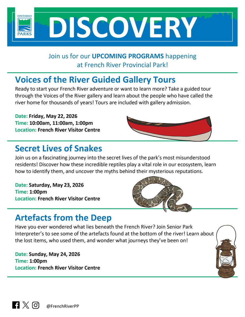 French River Provincial Park tweet media