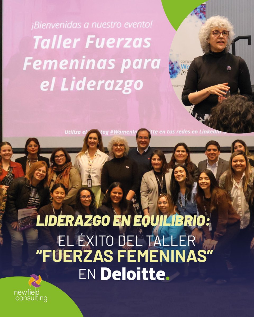 NFCCoaching's tweet photo. El 24 de abril, el Centro de Convenciones de Deloitte fue escenario de transformación.Con Women In Tech y Newfield Consulting se realizó el taller Fuerzas Femeninas un espacio para impulsar liderazgo consciente y conectado.El reto va más allá de adaptarse. https://t.co/jXmKRW6T8b https://t.co/7klPPrUBmI