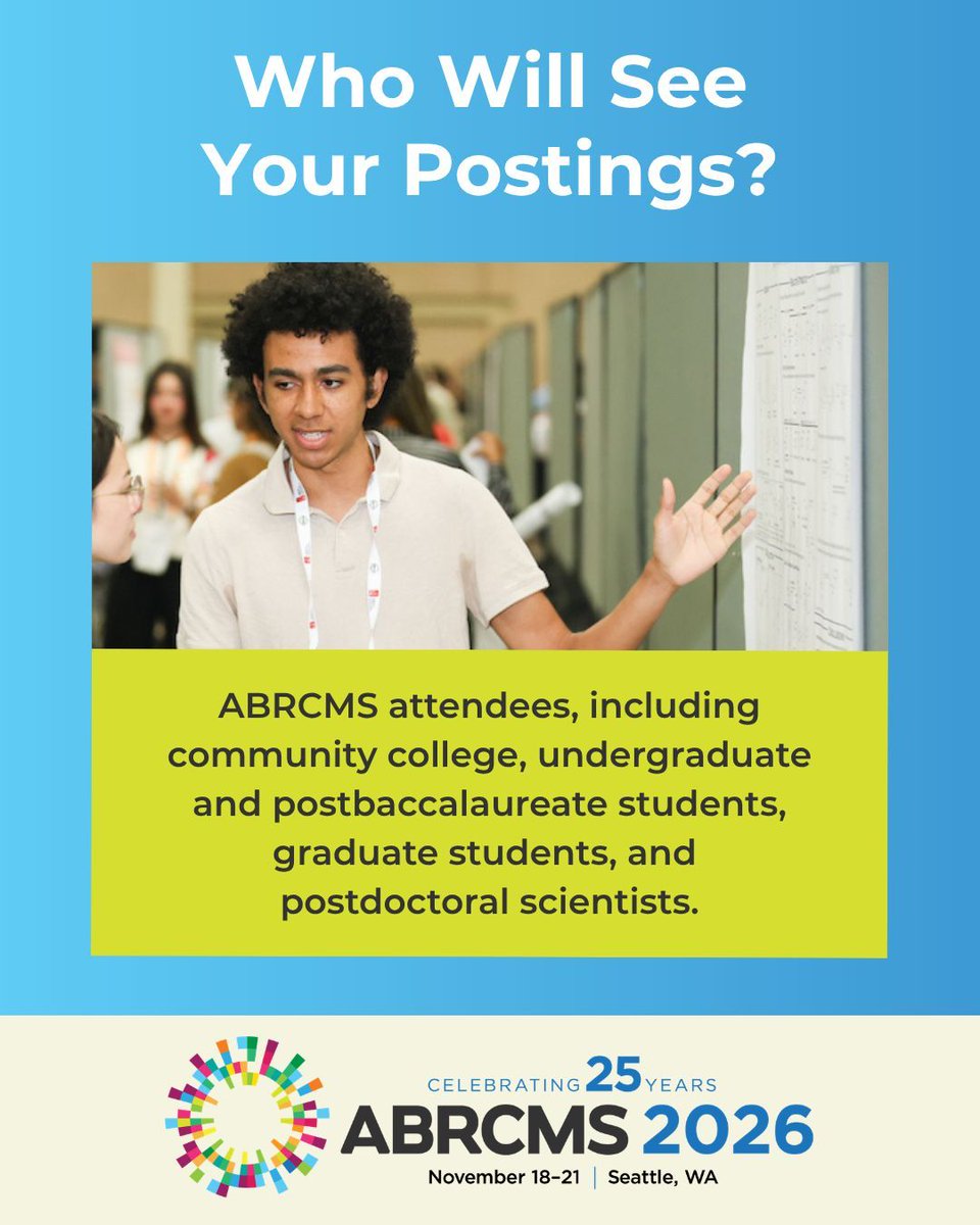 ABRCMS tweet media