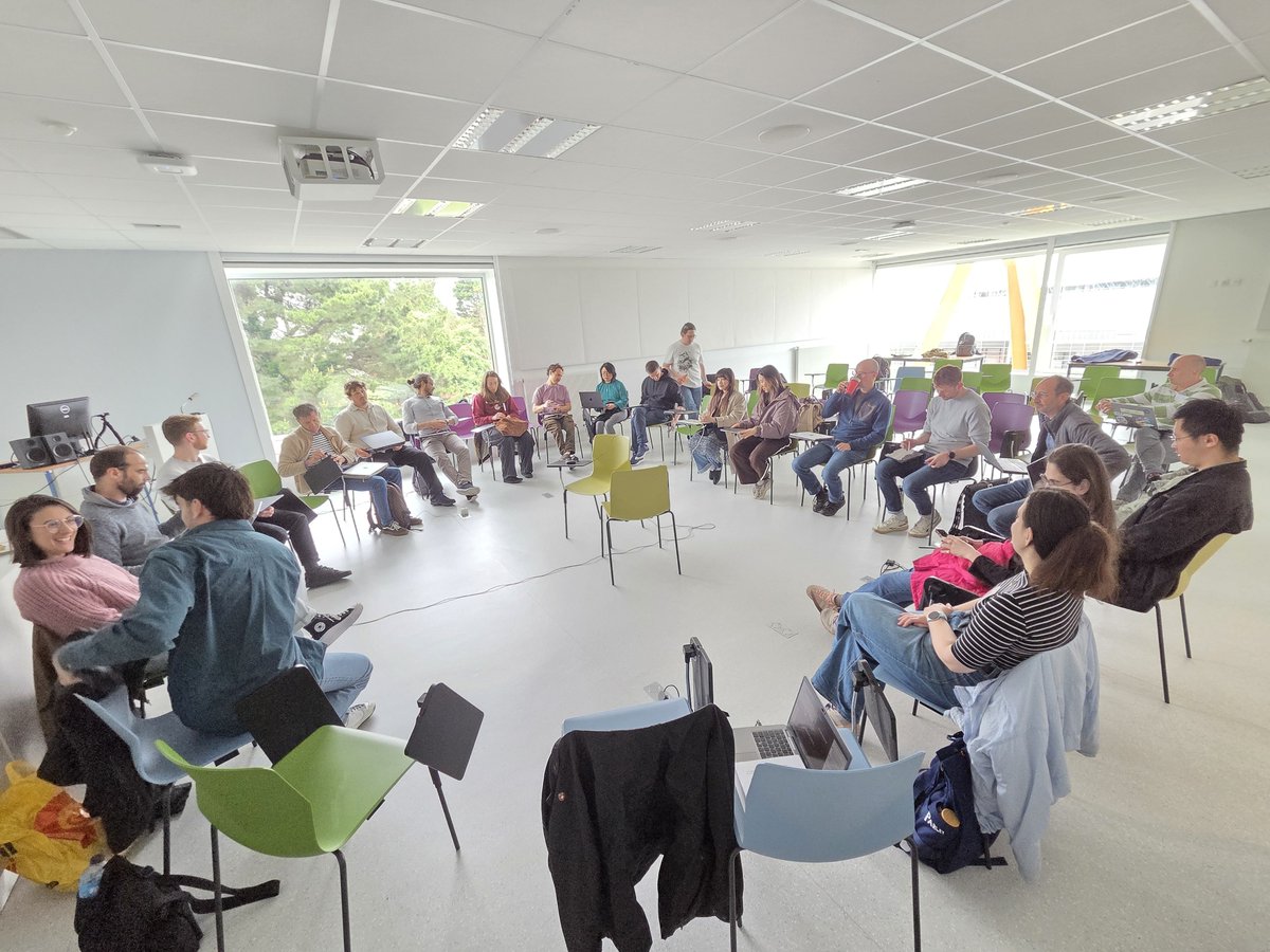 AI4PEX's tweet photo. 🌍 AI4PEX 2nd General Assembly in Brest, France!
The week combines scientific exchange, collaboration &amp; hands-on sessions on CNNs, AI agents, Generative approaches &amp; Uncertainty Quantification.
A highlight: dedicated discussions for ECRs on careers, funding &amp; supervision. https://t.co/TSvylbAaaN
