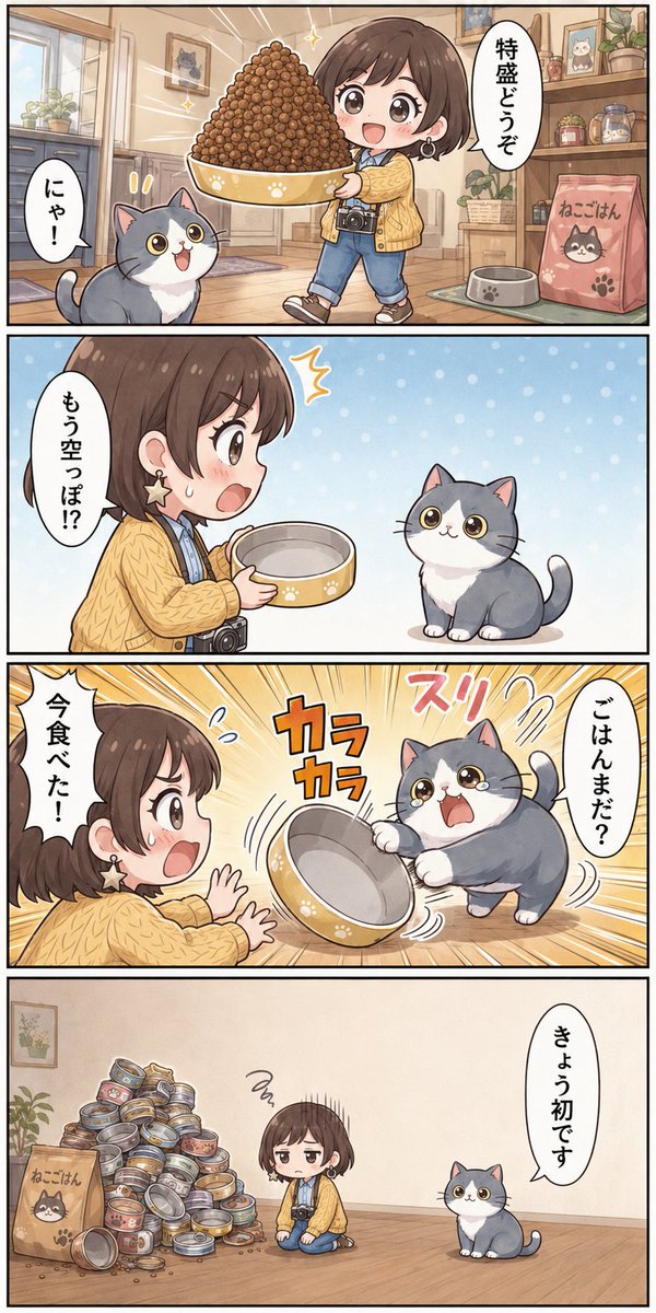 tsuntsun4141's tweet photo. 新しいチャッピー、漫画の精度かなりアップしました。
修正の修正も前に比べてよくなりました https://t.co/2wiFm8TWqO