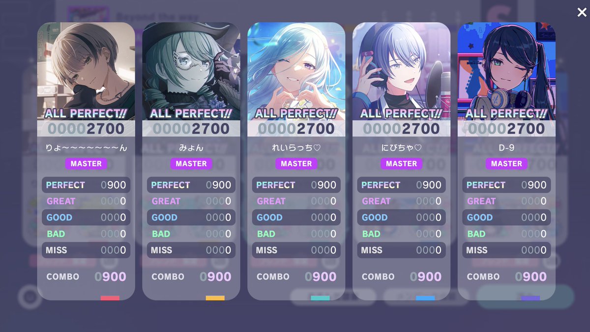 Nb_y16's tweet photo. 🌈✨️QAP104.Beyond the way
🌈✨️QAP105.ULTRA C

大好きな曲決まってうれしい💖
ULTRA Cワンパンあつすぎたー！！！❤️‍🔥

 #プロセカ  #QAP https://t.co/02l2w0MMRY