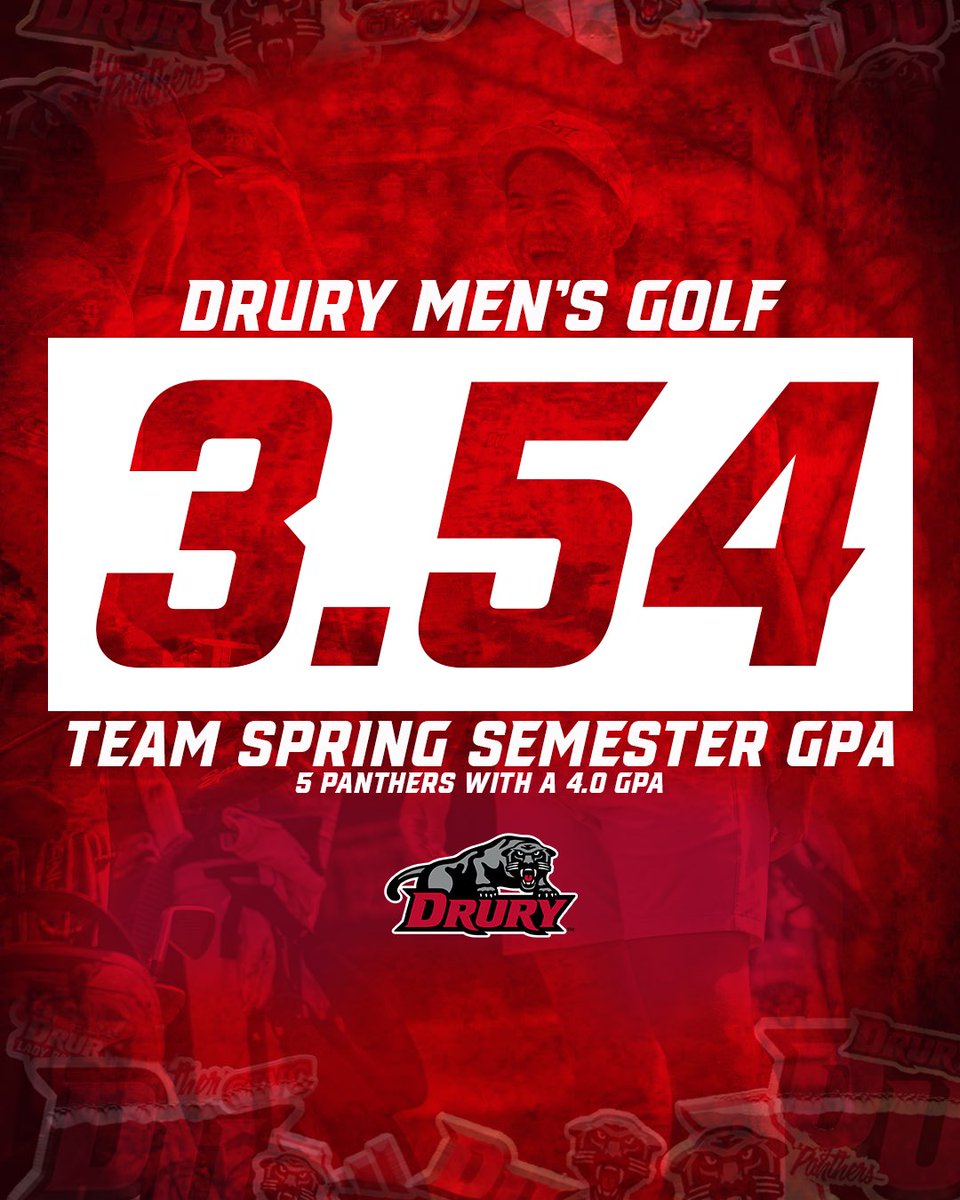 DruryMGolf's tweet photo. Winning on the course and in the classroom! 📚🎓

#OneDrury https://t.co/UecmKDnLgz