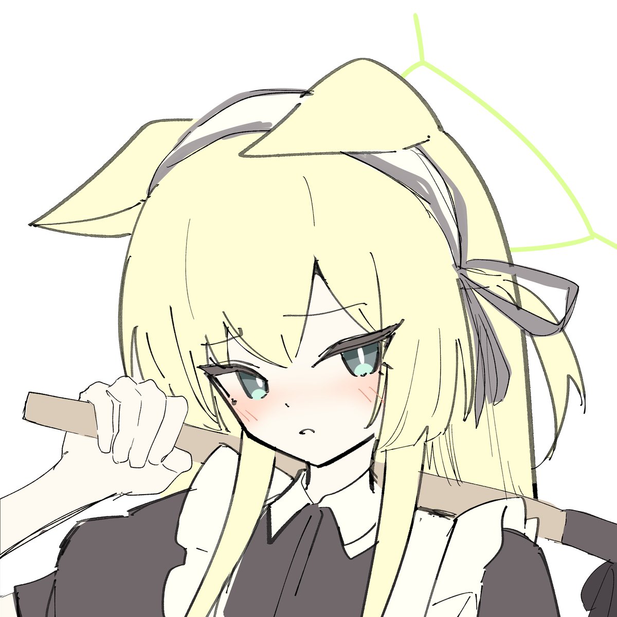 laruskmm's tweet photo. 久々のメイド服描いてます https://t.co/9cf8D8paNY