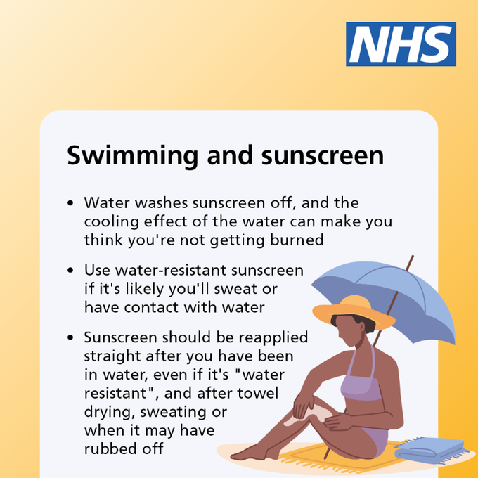 CDDFTNHS's tweet photo. Even if it’s cloudy, UV rays can still cause sunburn.

This advice can help you to stay safe and avoid getting sunburn, reducing your risk of developing skin cancer.

#SkinCancerAwarenessMonth https://t.co/Q8fz09QIo9